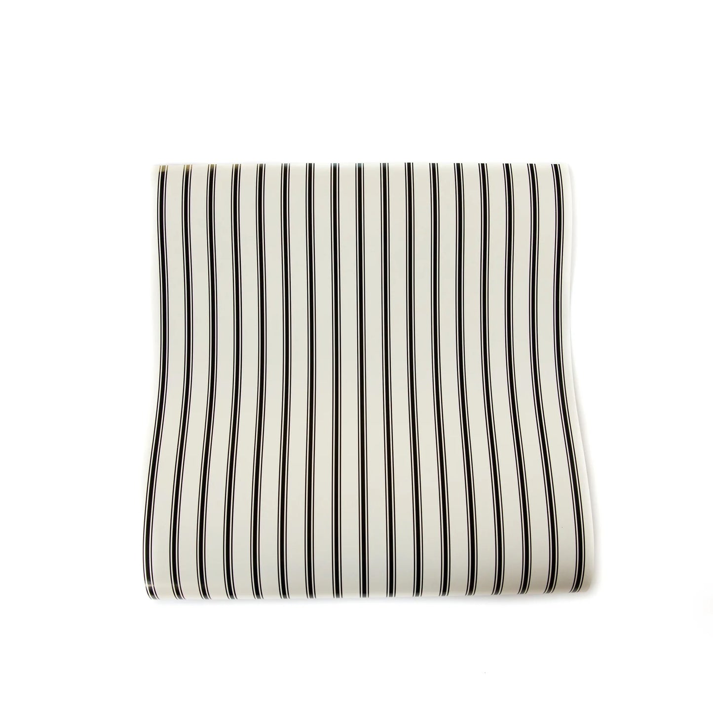 Cream with Black Stripe Paper Table Runner - Favorite Little Things Co