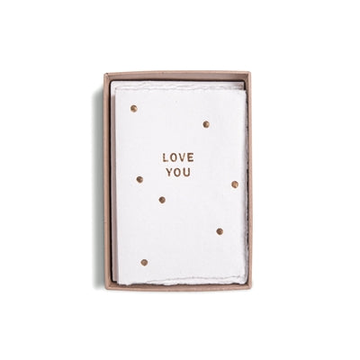 Deckled Gold Foil Cards & Envelopes Box Set - Favorite Little Things Co