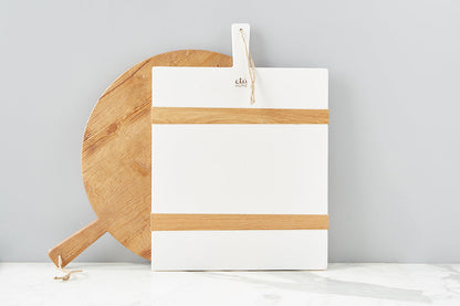 Etu Home White Rectangle Mod Charcuterie Board, Medium - Favorite Little Things Co