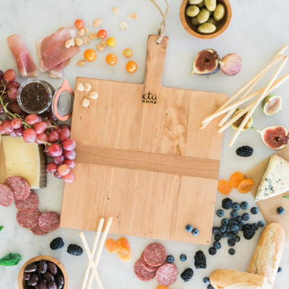 Etu Home Square Pine Charcuterie Board, Small - Favorite Little Things Co