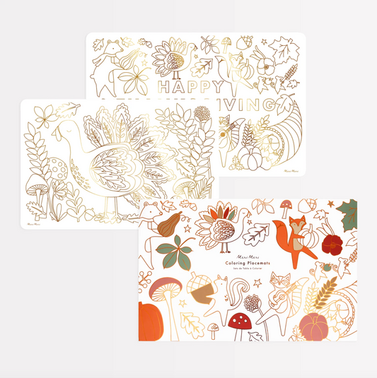 Thanksgiving Coloring Placemats