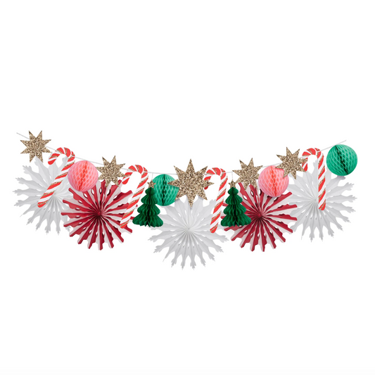 Christmas Honeycomb Garland - Favorite Little Things Co