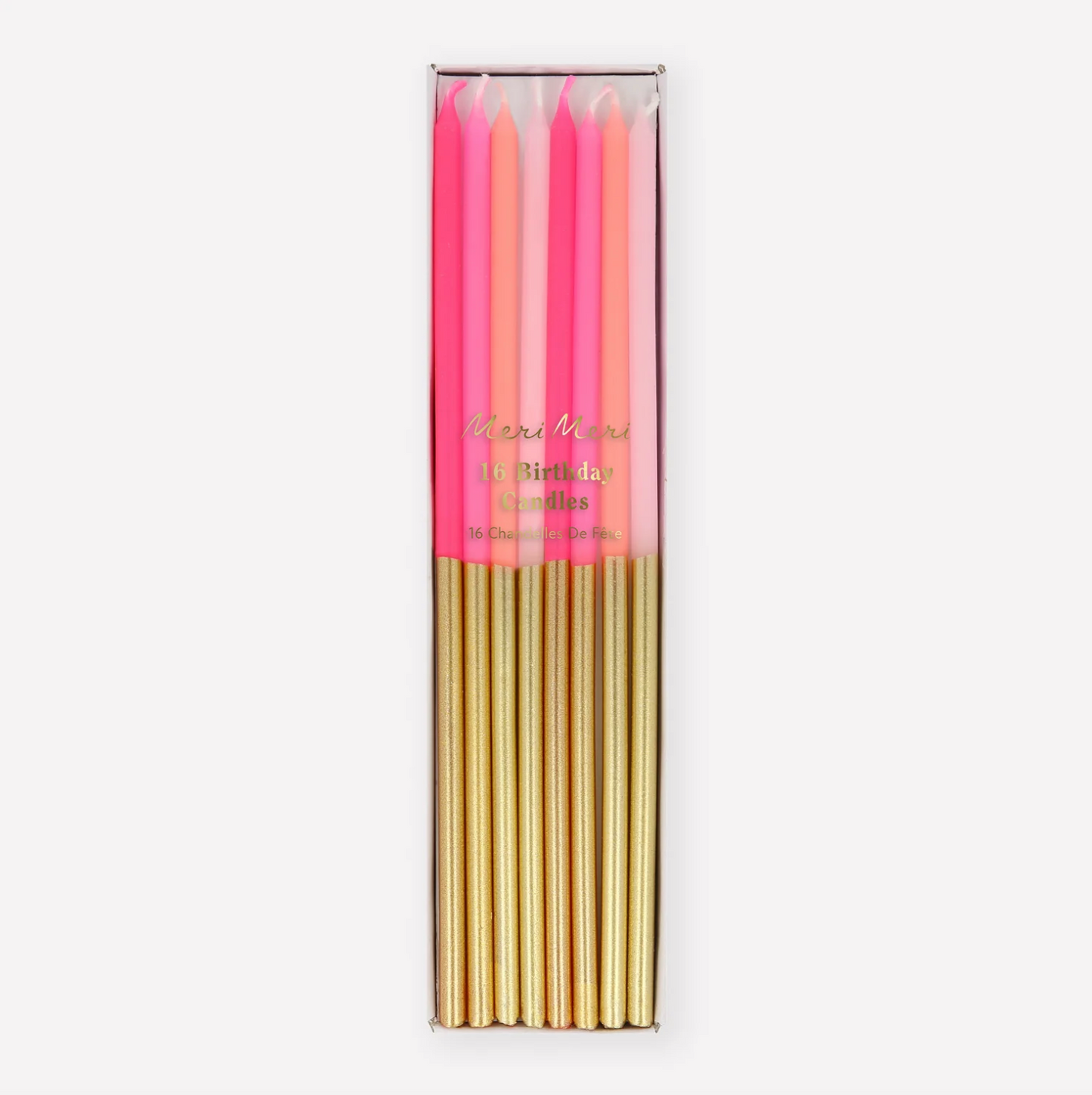 Gold Dipped Pink Mix Candles - Favorite Little Things Co