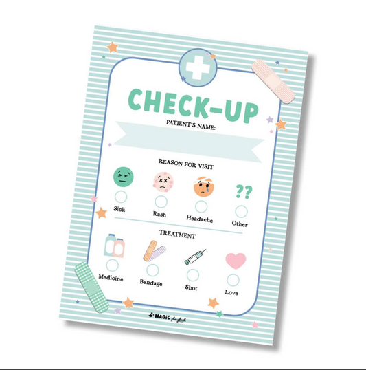 Check-Up Pretend Play Notepad - Favorite Little Things Co