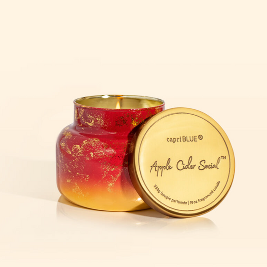 Apple Cider Social Glimmer Signature Jar, 19 oz-Favorite Little Things Co