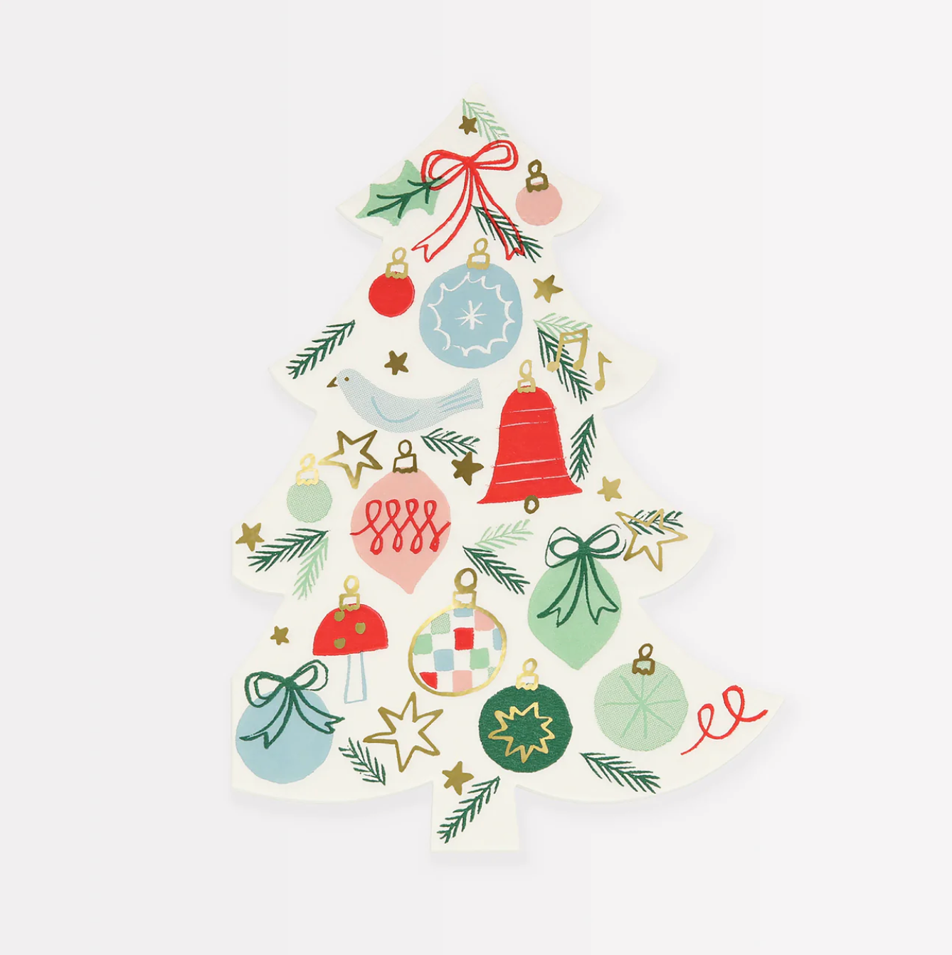 Festive Pattern Tree Napkins - Favorite Little Things Co