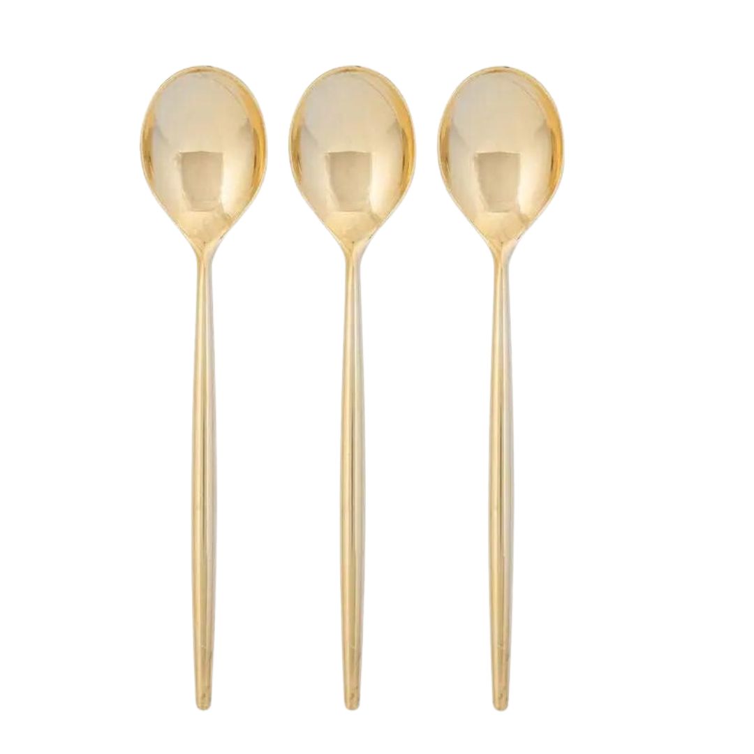 Chic Round Gold Spoons - Favorite Little Things Co