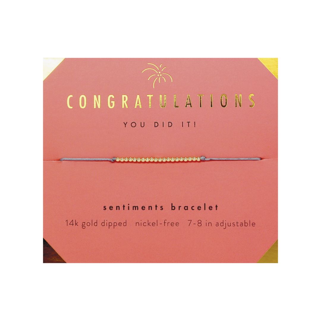 Congratulations Bracelet - Favorite Little Things Co