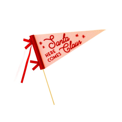 Whimsy Santa Felt Pennant Banner