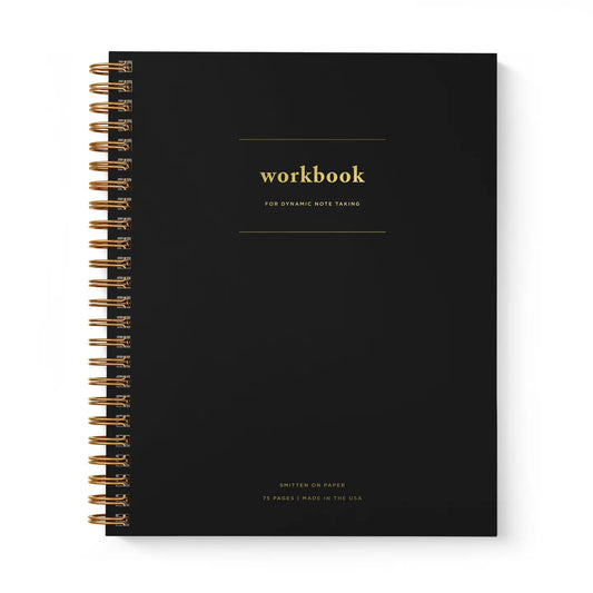 Black Workbook Notebook