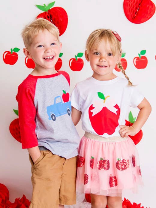 Back To School Kids Apple Tutu-Favorite Little Things Co