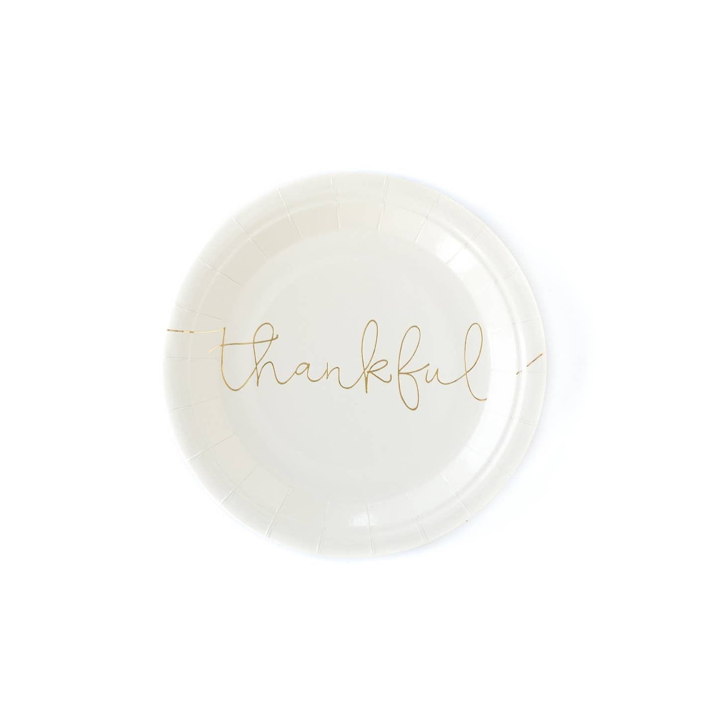 Harvest Thankful/Grateful Paper Plate Set