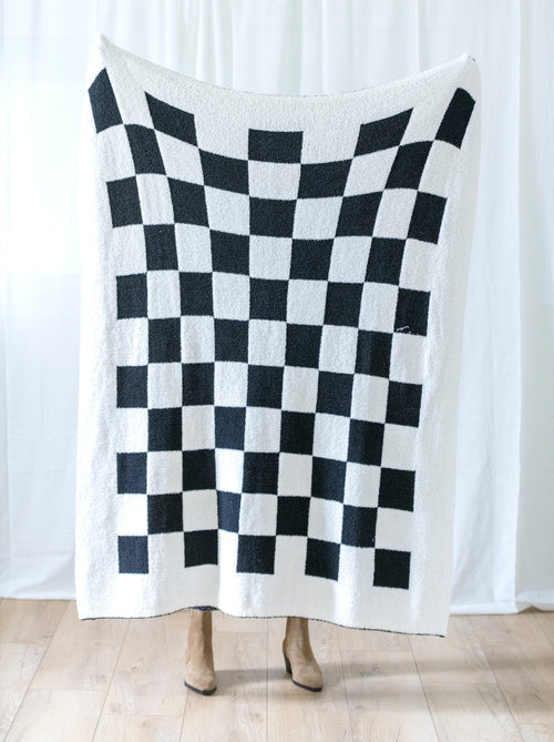 Super Soft Reversible Throw Black