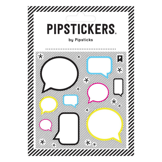 Color-in Speech Bubbles Stickers - Favorite Little Things Co