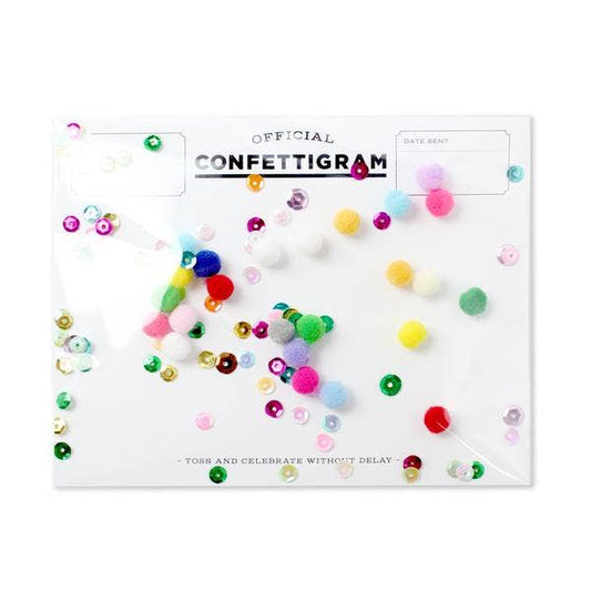 Confettigram - Pom Poms Birthday / Everyday Card - Favorite Little Things Co