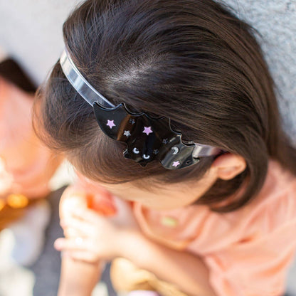 Starry Bat Black Headband