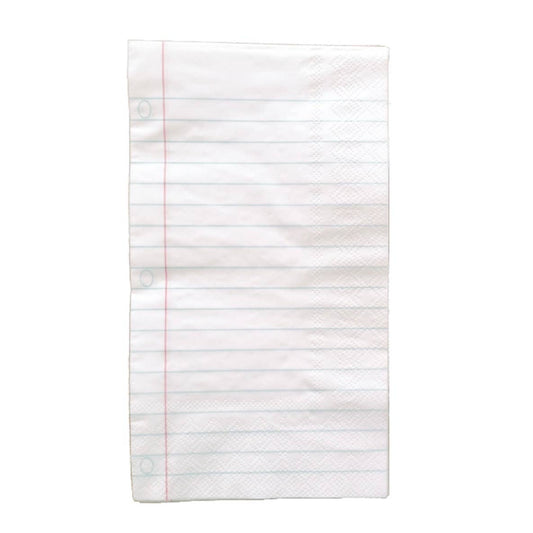 Notebook Paper Napkins