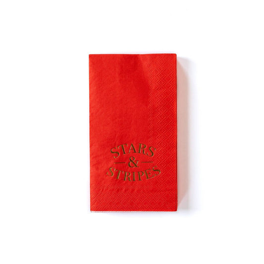 Gold Foiled Stars and Stripes Guest Towel Napkins - Favorite Little Things Co