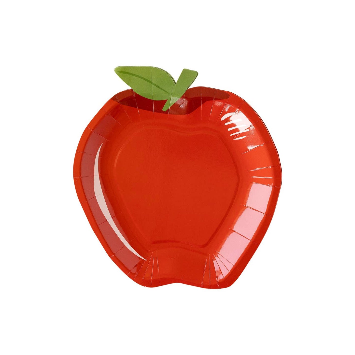 Apple Shaped Paper Plates-Favorite Little Things Co