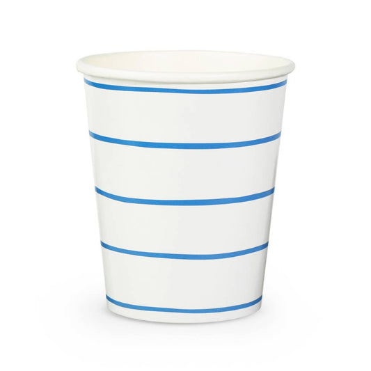 Striped Cobalt Cups