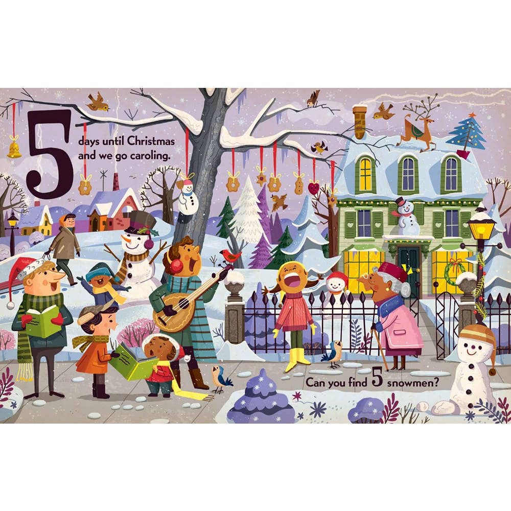 Countdown To Christmas Children's Board Book - Favorite Little Things Co