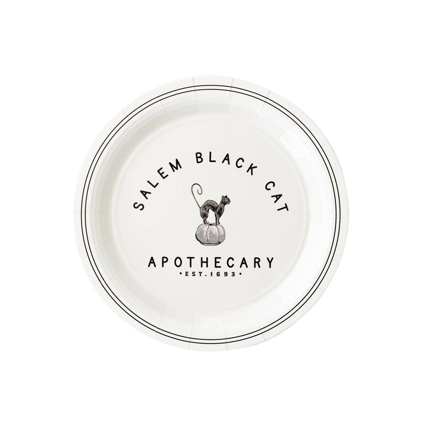 Salem Apothecary Cat Plates