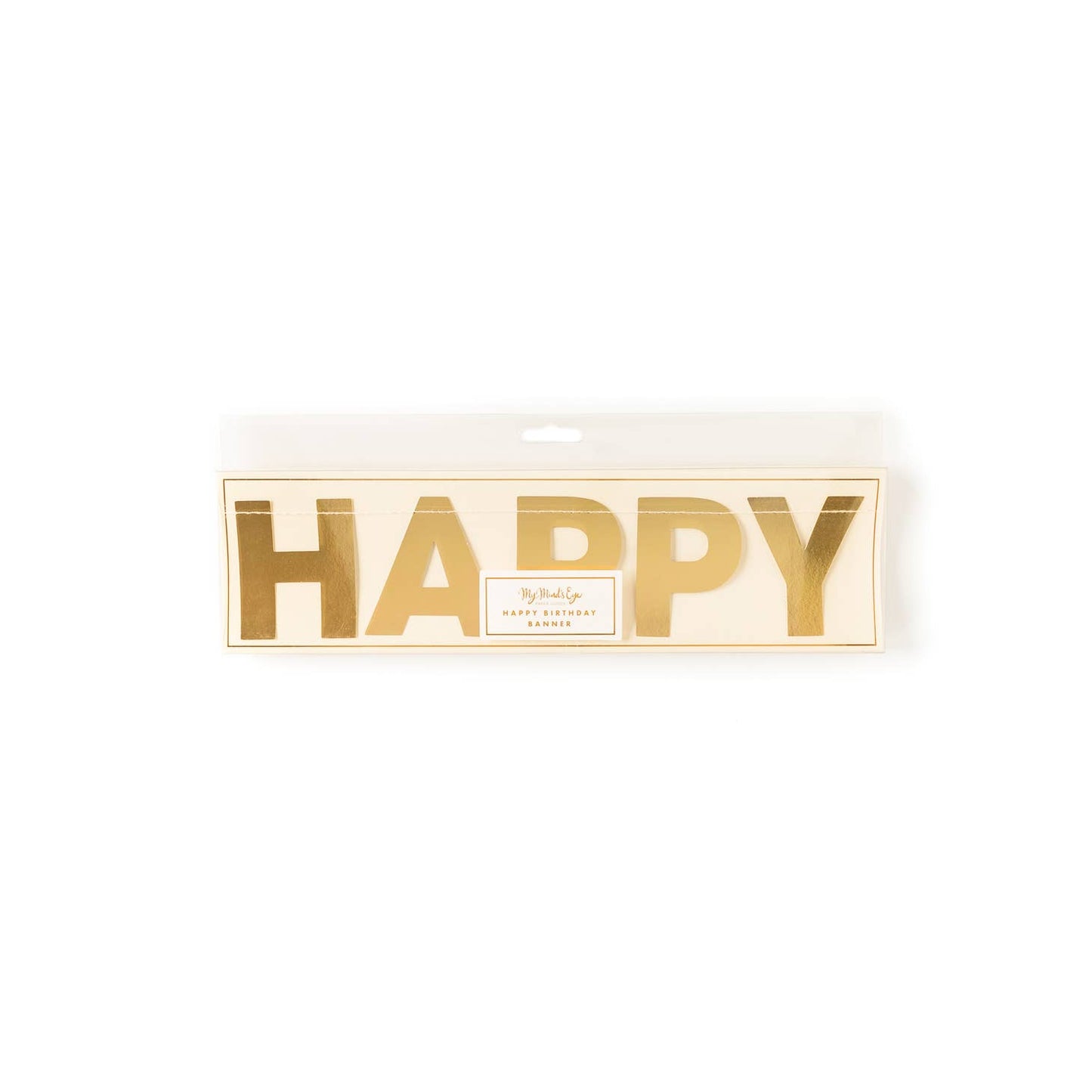Basic Gold Happy Birthday Banner - Favorite Little Things Co