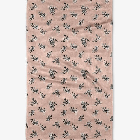 Geometry Boughs of Holly Kitchen Towel - Favorite Little Things Co