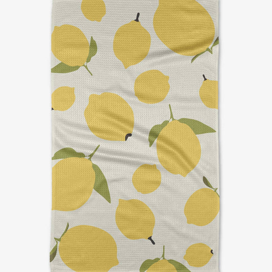Geometry Sunny Lemons Kitchen Towel - Favorite Little Things Co