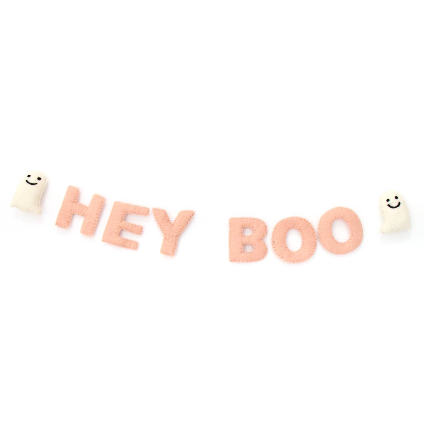 Hey Boo Halloween Felt Garland