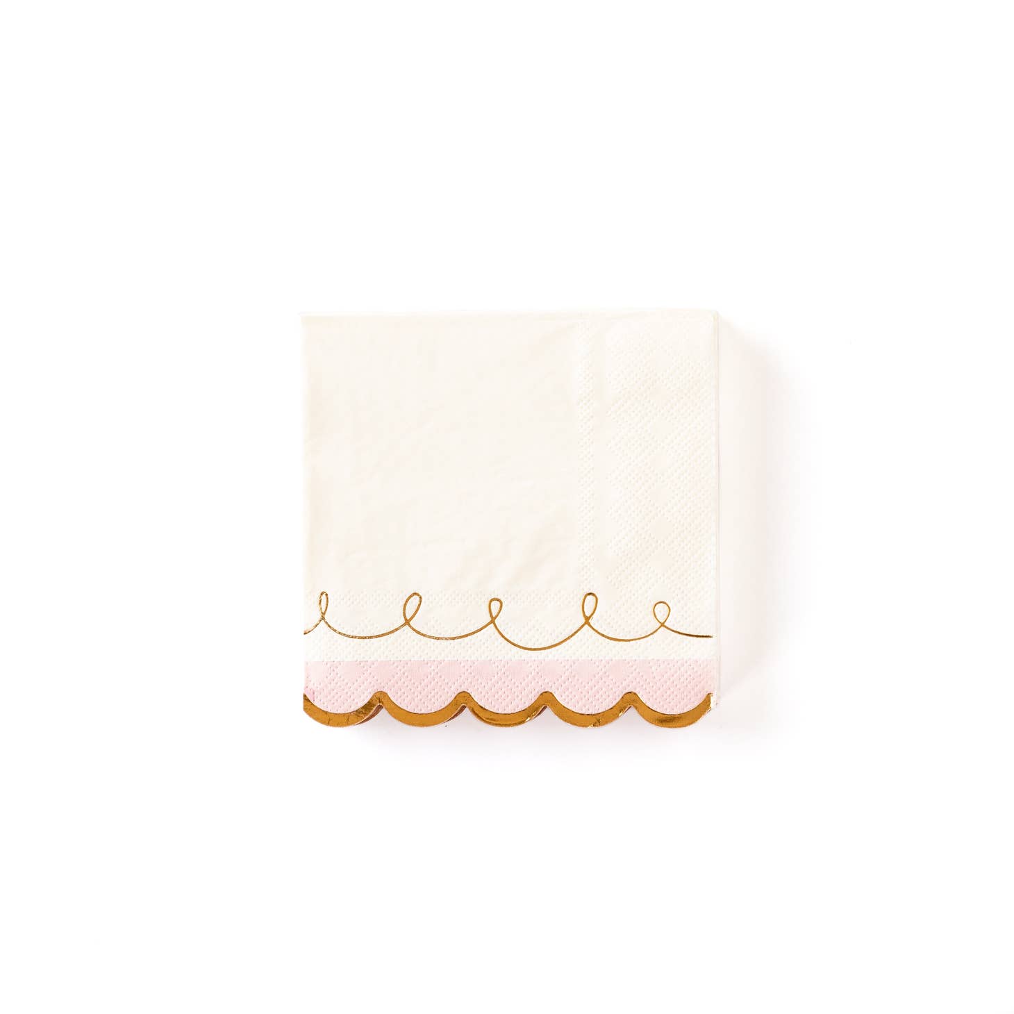 Scalloped Cocktail Napkins | Favorite Little Things