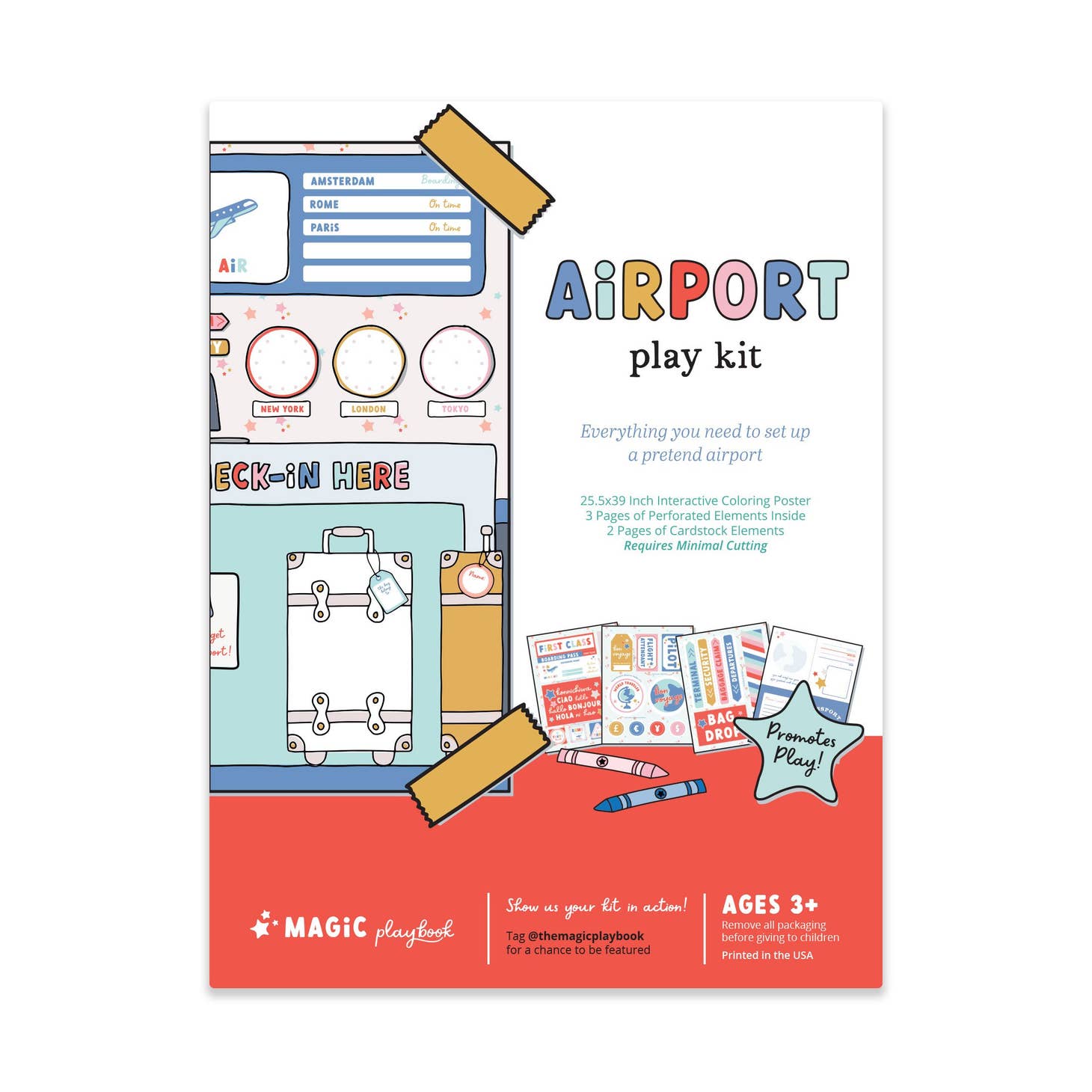 Airport Inspired Play Kit - Favorite Little Things Co