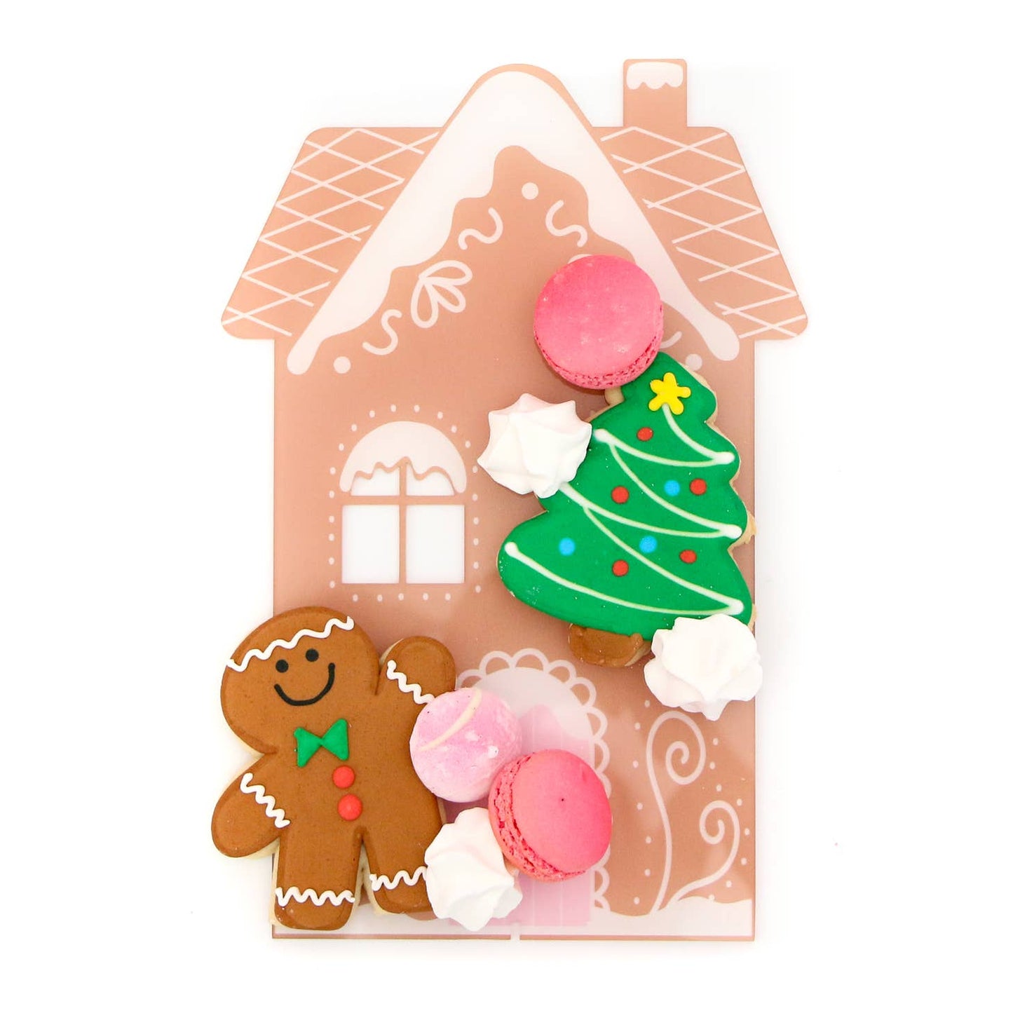 Acrylic Gingerbread House Serving Tray - Favorite Little Things Co