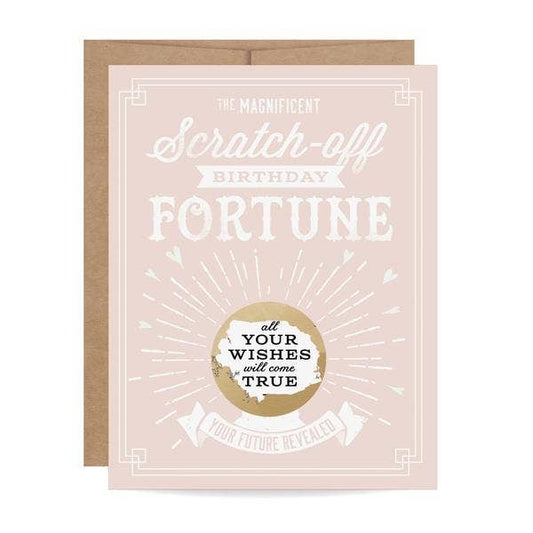 Scratch-Off Fortune Pink Birthday Card from Favorite Little Things