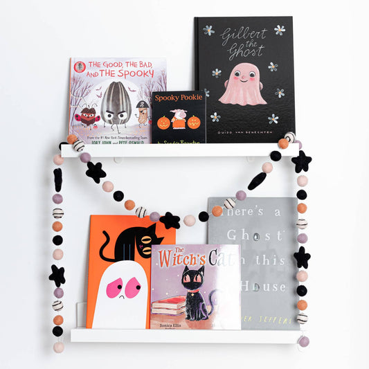 Black Star Halloween Felt Garland - Favorite Little Things Co