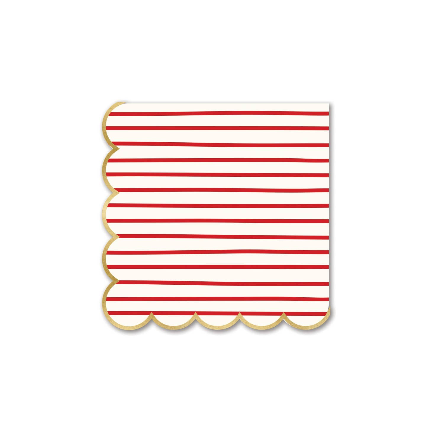Scalloped Stripes Paper Cocktail Napkins | Favorite Little Things