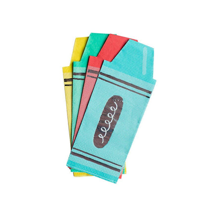 School Days Large Crayon Napkins | Favorite Little Things