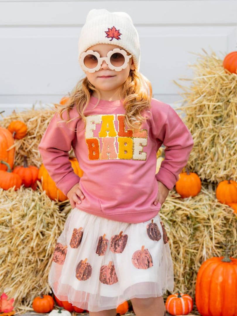 Fall Babe Kids Patch SweatshirtFairies Treat Cups - Favorite Little Things Co