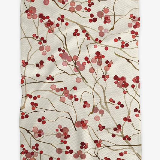 Geometry Berry Branches Kitchen Towel - Favorite Little Things Co
