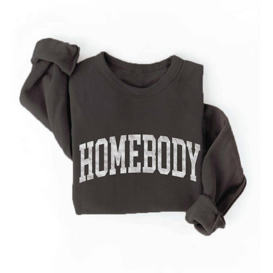 Homebody Women's Graphic Sweatshirt Black