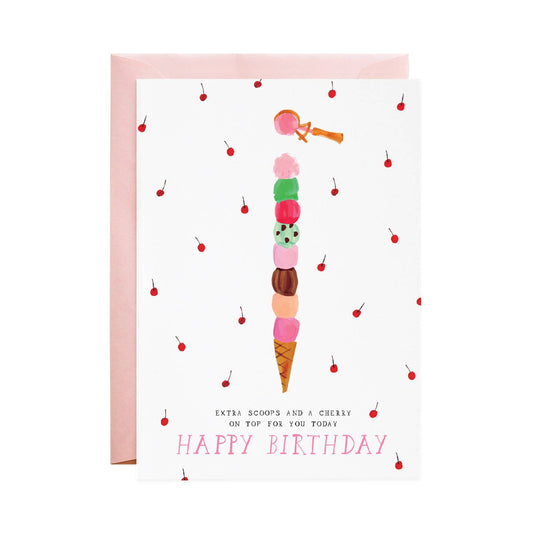 Extra Birthday Scoops Card - Favorite Little Things Co