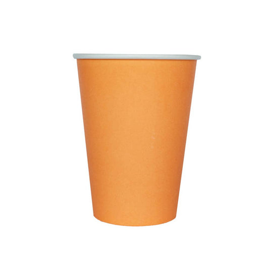 Stylish Disposable Paper Cups in a Delightful Apricot Color | Favorite Little Things