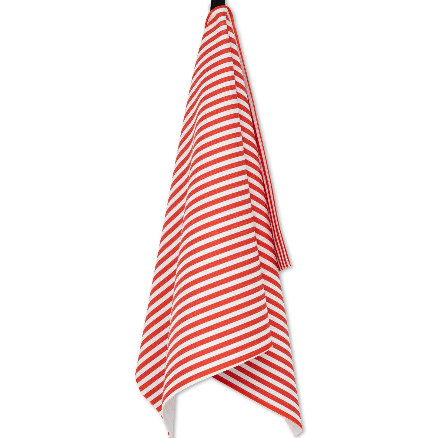 Stripe Red Geometry Kitchen Tea Towel