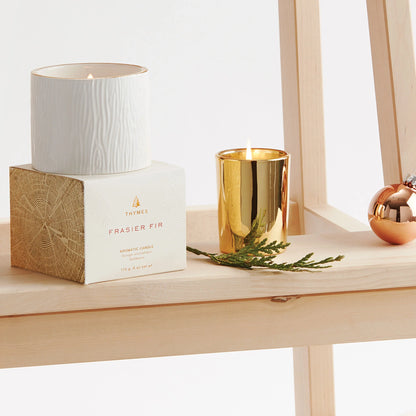 Thymes Frasier Fir Ceramic Petite Candle