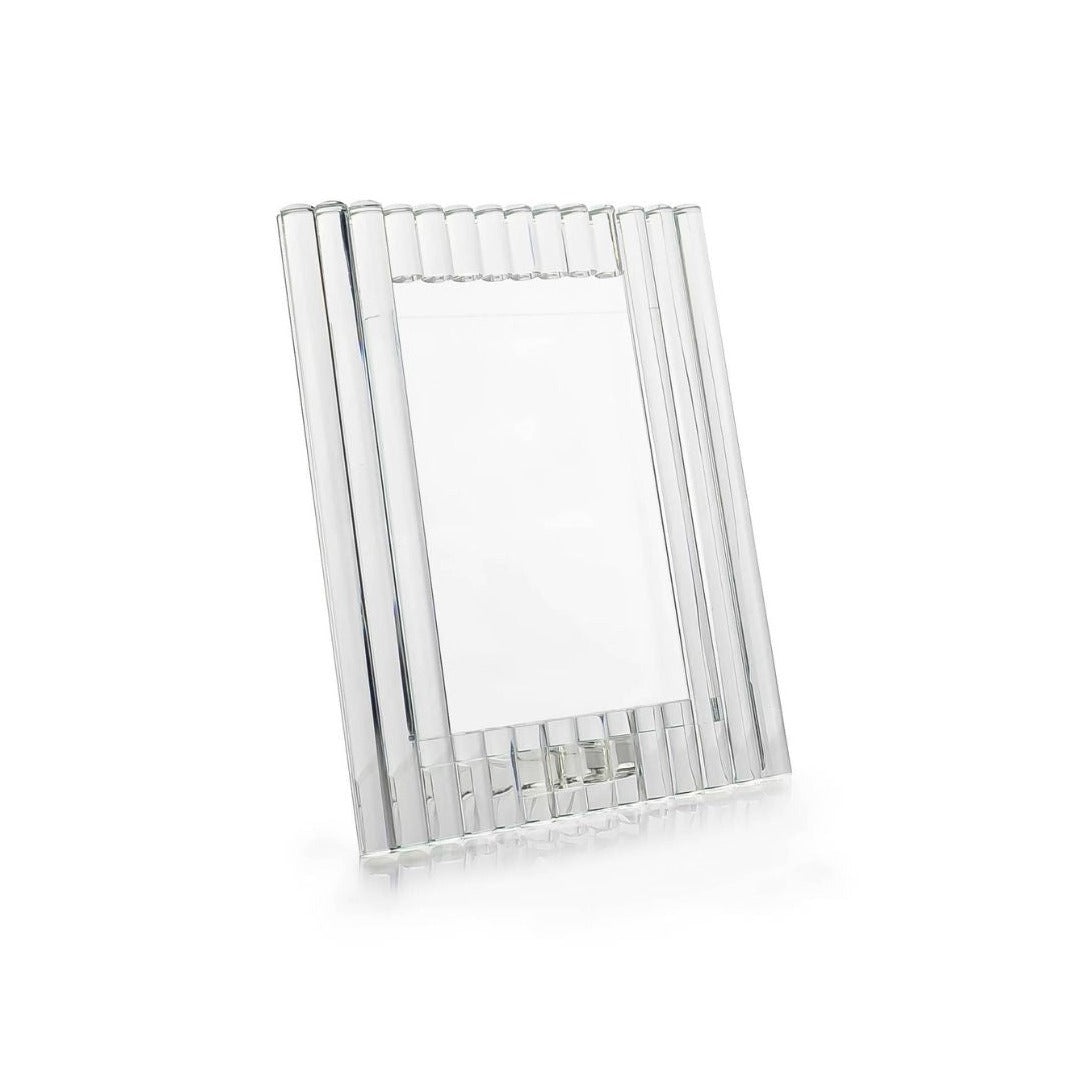 Ribbed Crystal Picture Frame - 2 Sizes