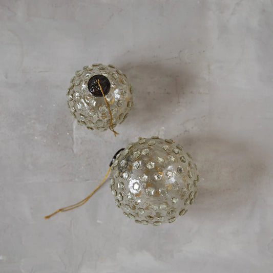 3" Round Mosaic Glass Ball Ornament w/ Stars - Favorite Little Things Co