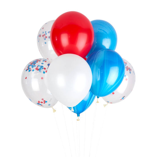 Red, White & Blue Classic Balloons