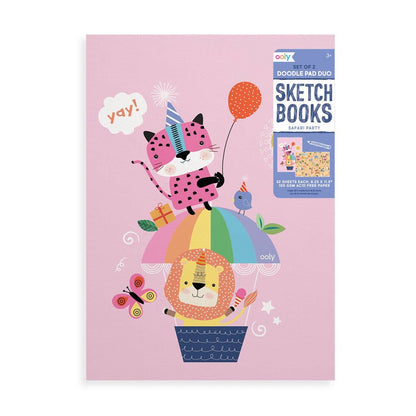 Doodle Pad Duo Sketchbooks Safari Party - Favorite Little Things Co