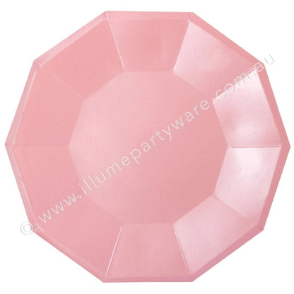 Pink Foil Large Plates