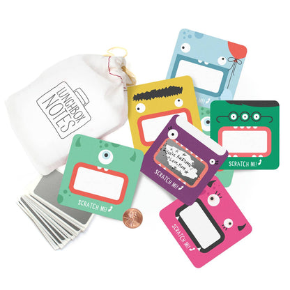 Surprise and delight with interactive Scratch-off Lunchbox Notes from Favorite Little Things